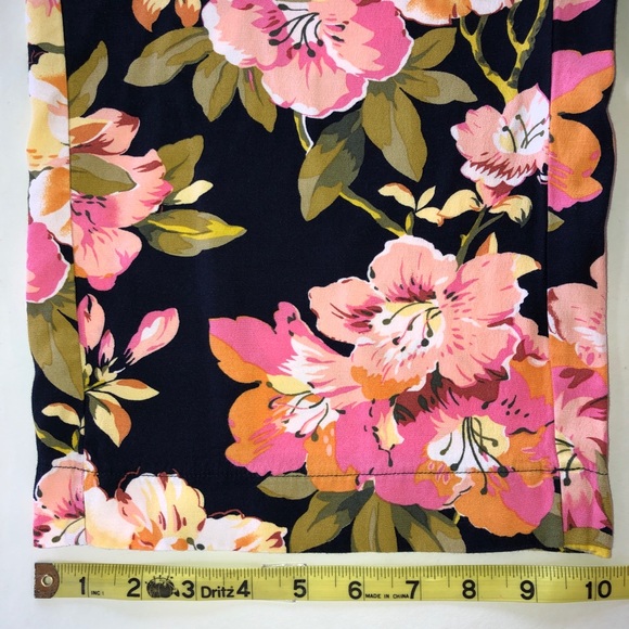 LOFT Floral Lightweight Wide Leg Pants (M) - Picture 10 of 14